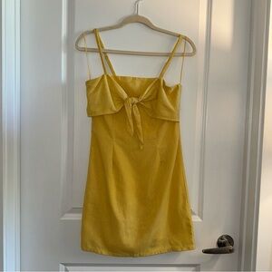 Re:named Yellow Tie Front Sleeveless Camisole